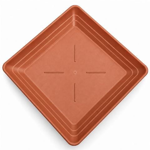 ΠΙΑΤΟ ΓΛΑΣΤΡΑΣ BEGONIA ΤΕΤΡΑΓΩΝΟ ΚΕΡΑΜΥΔΙ 32X32cm — ΓΛΑΣΤΡΕΣ