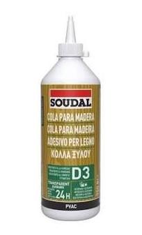 ΚΟΛΛΑ ΞΥΛ.SOUDAL 750gr D3 65A PVA