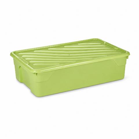 ΚΟΥΤΙ ΑΠΟΘ/ΣΗΣ ΠΛΑΣΤ.55LT ΧΡΩΜ.ΜΕ ΚΑΠΑΚΙ ΛΑΧΑΝΙ