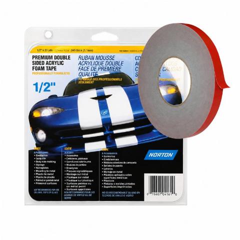 NORTON TAPE ΔΙΠΛΗΣ 12mmX18m ΔΙΑΦ.