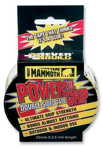 POWERGRIP TAPE ΔΙΠΛΗΣ 25mmX2.5m