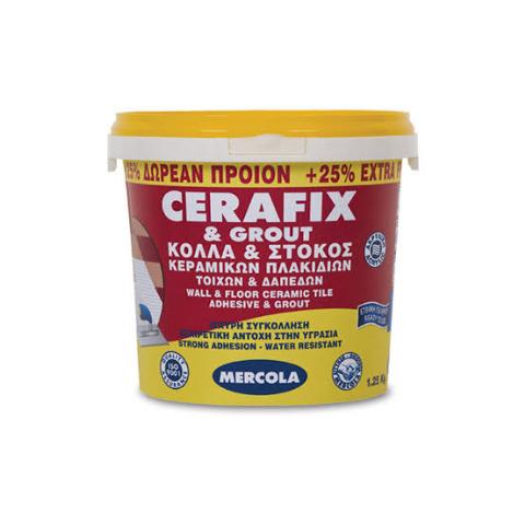ΚΟΛΛΑ ΠΛΑΚ.ΡΕΥΣΤΗ.MERCOLA CERAFIX 1.25kg